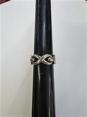 James Avery Bold Infinity Band Ring – Retired – Size 8 – Sterling Silver – 7.5g